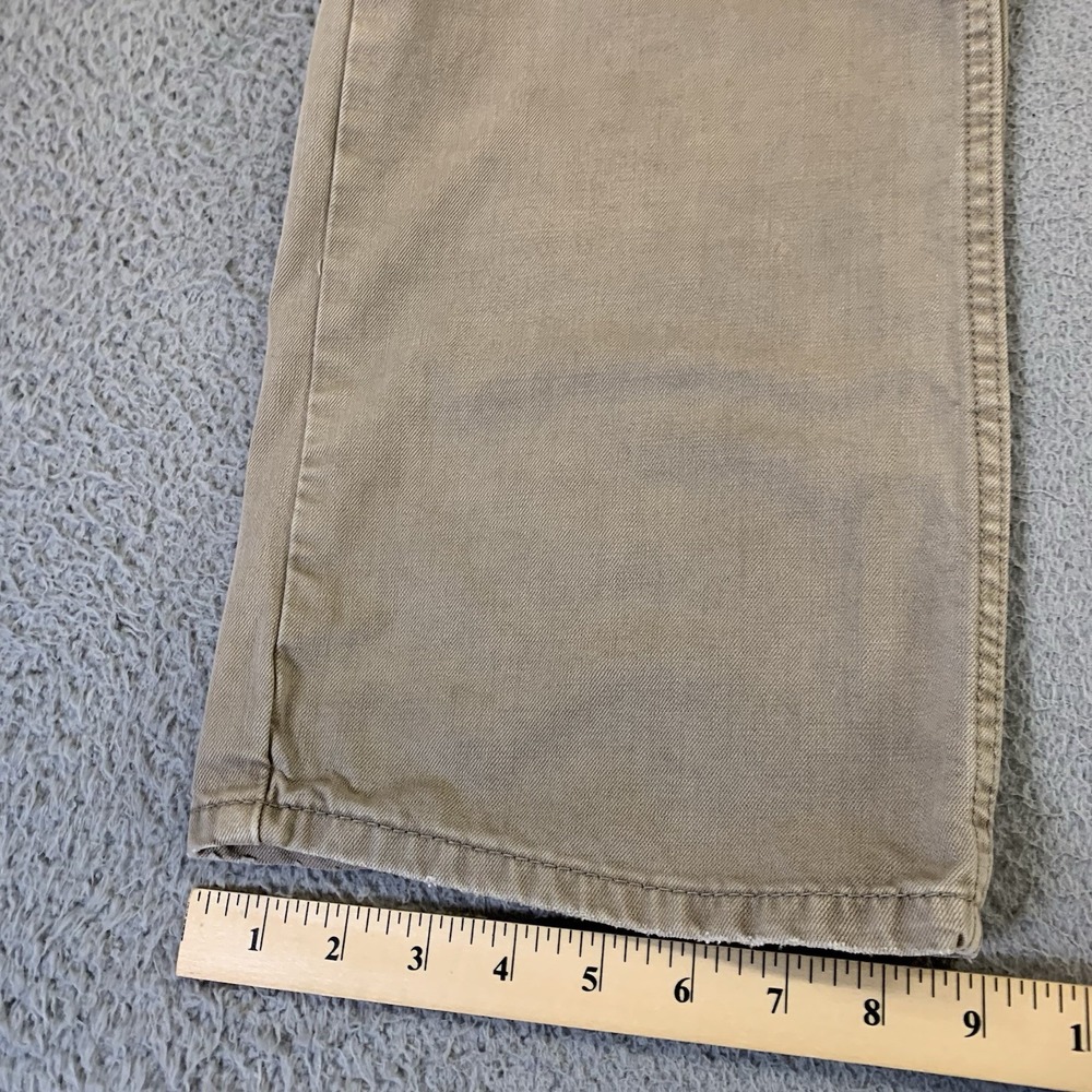 Levis 514 Jeans Mens 36x30 Tan Slim Straight 5-Pocket Cotton Pants Zip Button - Picture 8 of 12